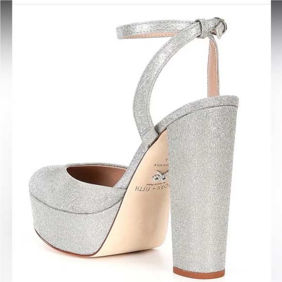 ⭐️🆕⭐️ Antonio Melani X Born on Fifth “Liv” Metallic Glitter Platform Pumps - Picture 3 of 11